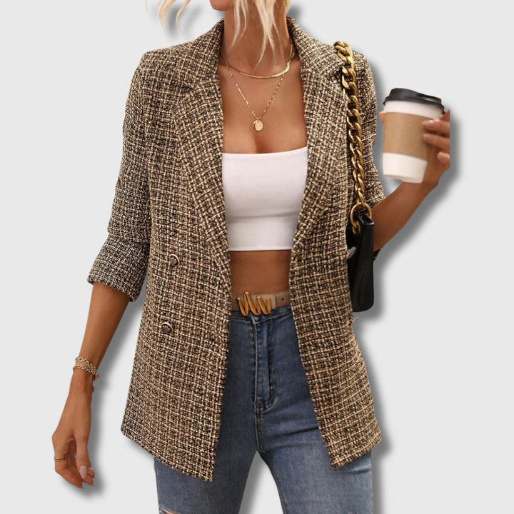 Sabine | Blazer en Tweed Chic pour Femmes Édition Limitée