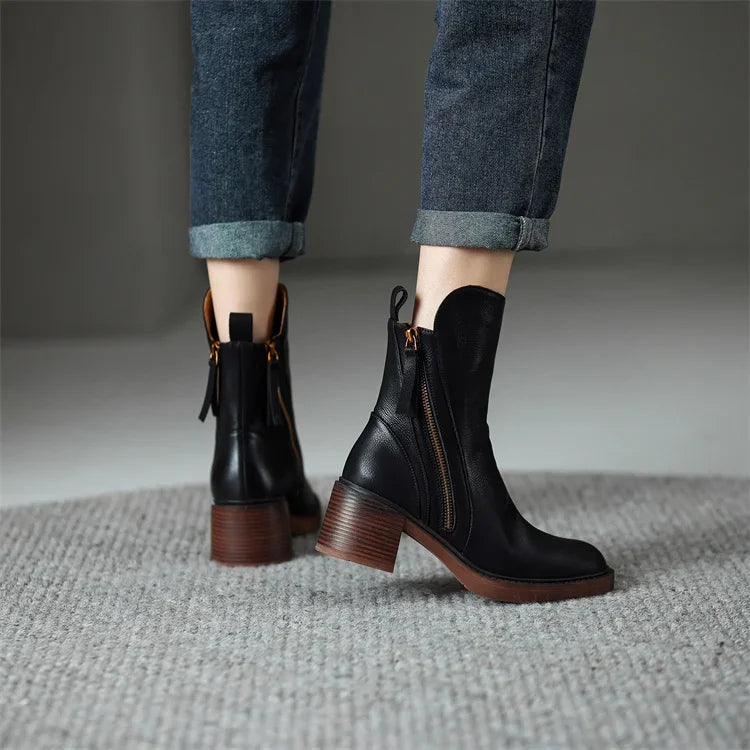 Klara | Bottines en cuir