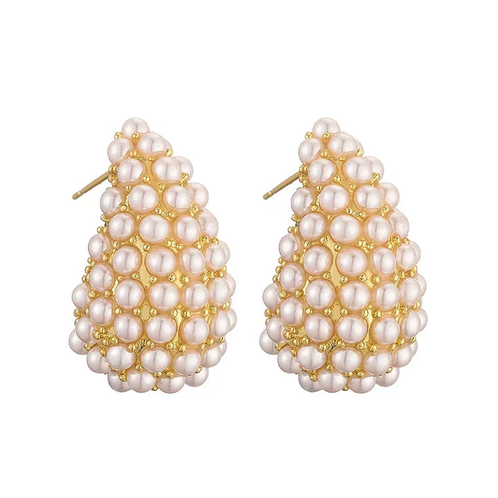 Ghislaine | Boucles d'oreilles en perles classiques