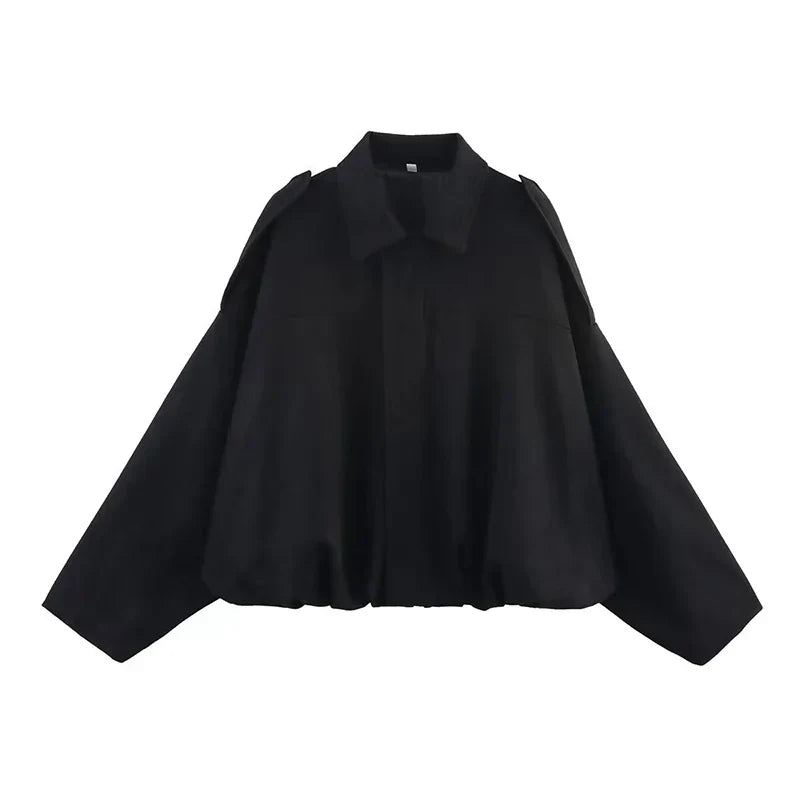 Diana | Veste Bomber Oversize Vert Olive