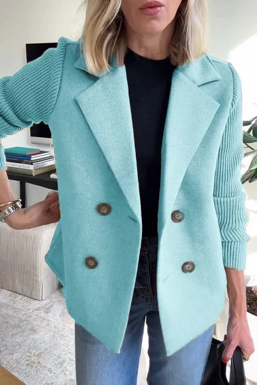 Amora | Blazer élégant avec des manches en tricot