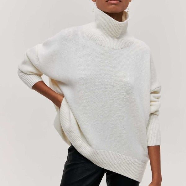 Nina | Pull Col Roulé Luxe