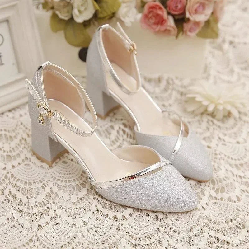 Angela | Sandales Scintillantes Glitter