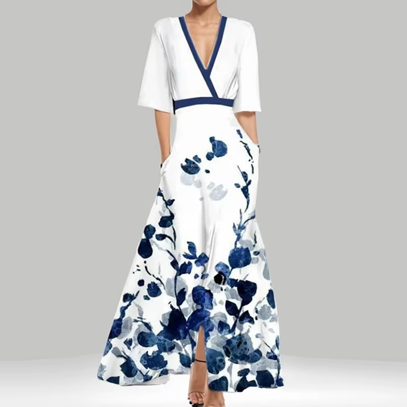 Lina | Robe Florale Élégante - Ressentez-vous Confiance