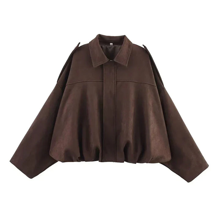 Diana | Veste Bomber Oversize Vert Olive