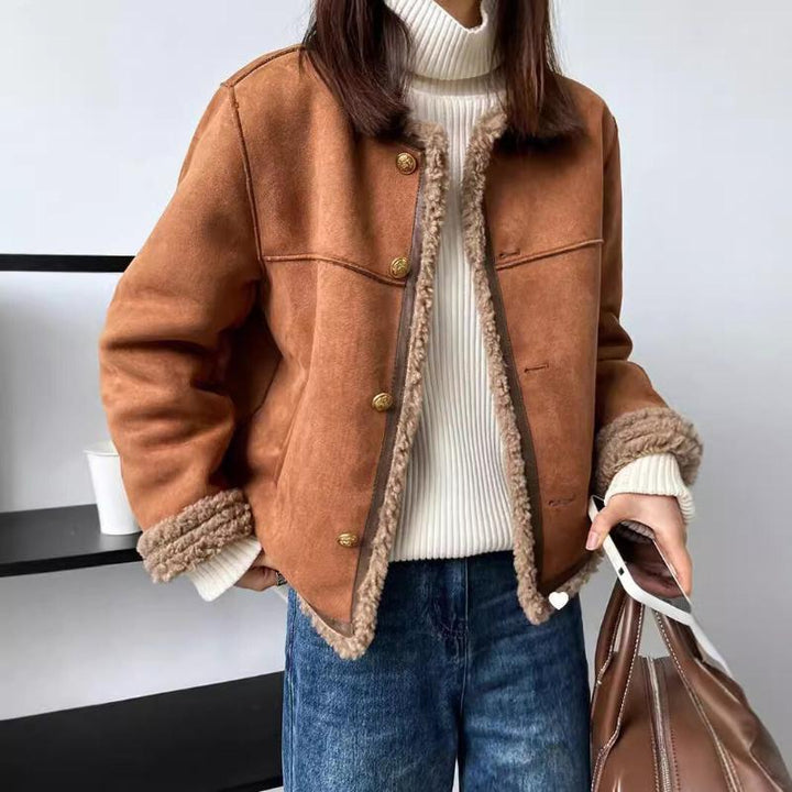 Aspen | Veste en Suède de Style Vintage