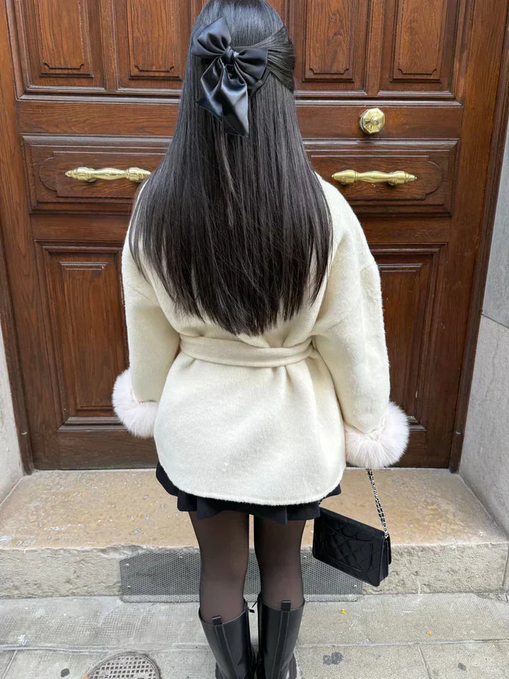 Noridale | Manteau Élégant En Velours Sur Mesure