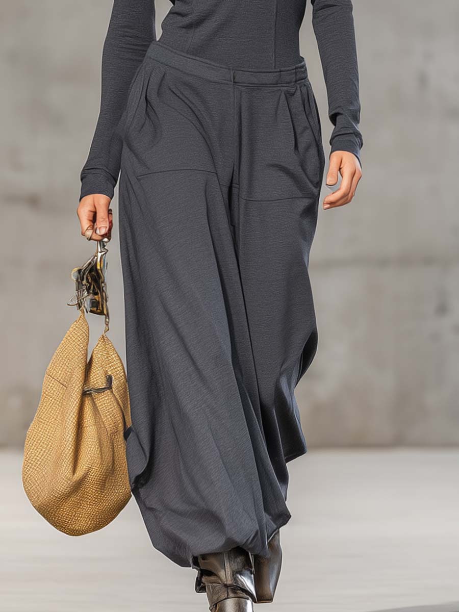 Belle | Ensemble Rétro Sportif avec Haut et Pantalons Amples
