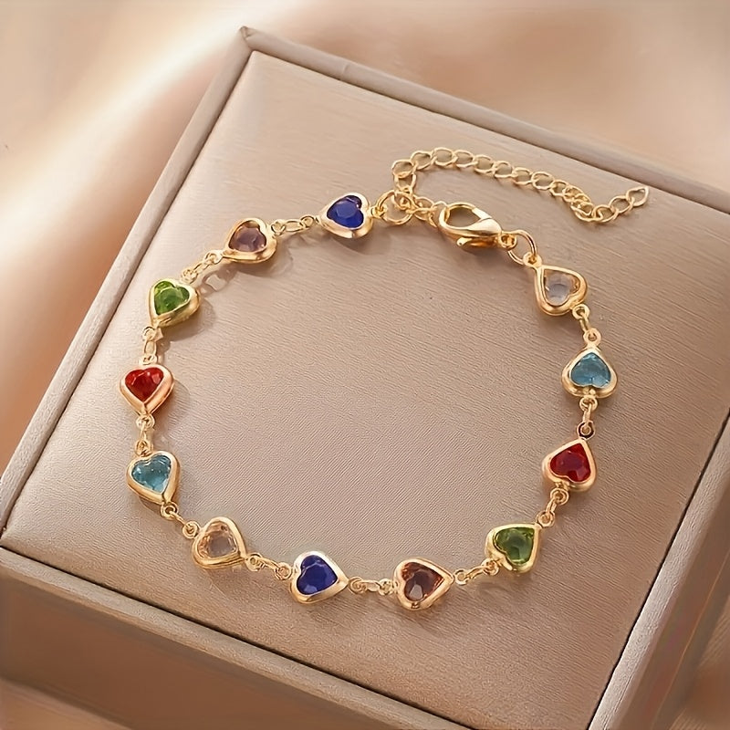 Yasmine | Bracelet unique en forme de cœur