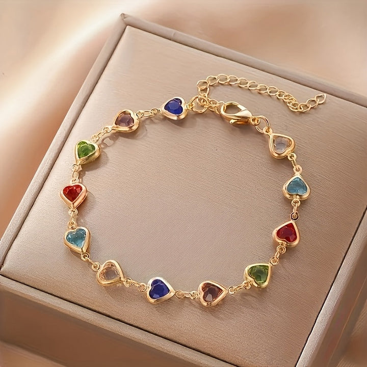Yasmine | Bracelet unique en forme de cœur