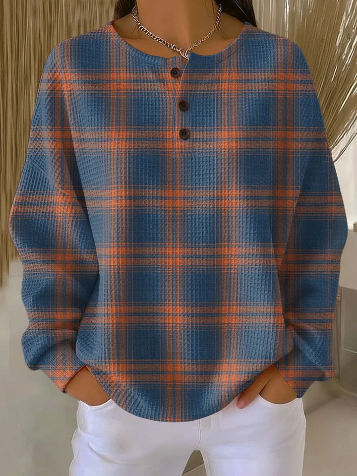 Liza | Cardigan en Coton à Imprimé Carreaux pour Femmes