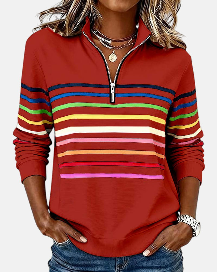 Élara | Pull décontracté avec confort et style coloré pour chaque jour