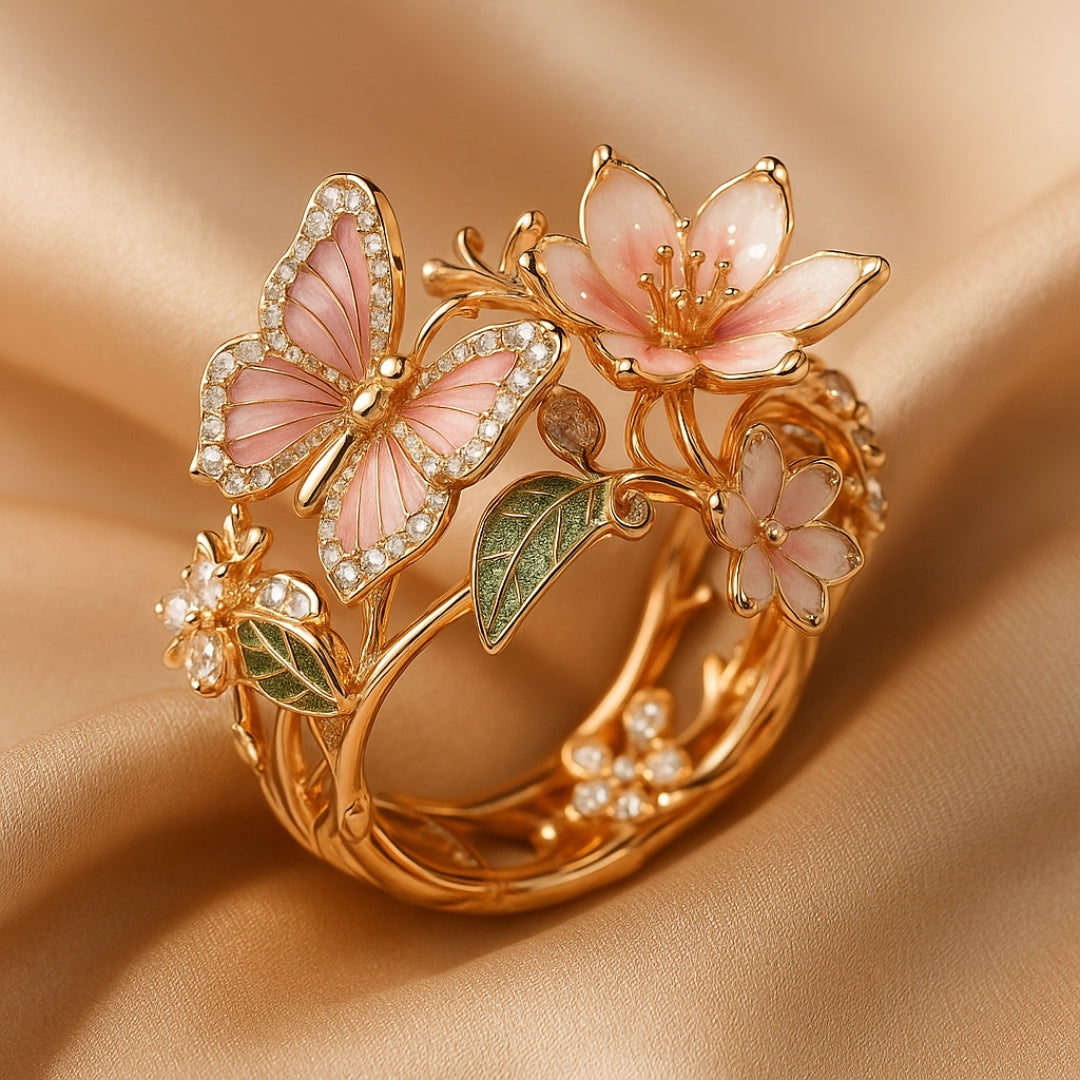 Constance | Bague Zirkonia Papillon Natur Ljus