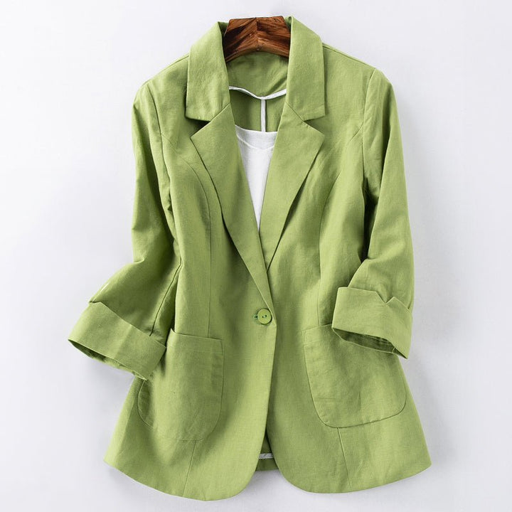 Delamara | Blazer En Lin Tendance