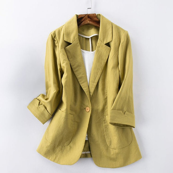 Delamara | Blazer En Lin Tendance