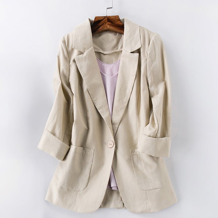 Delamara | Blazer En Lin Tendance