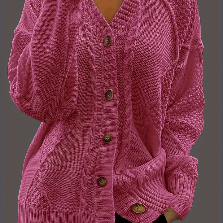 Florine | Pull Doux à Motif Floral Torsadé
