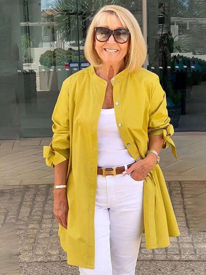 Elliora | Veste en Coton avec Dos Froncé