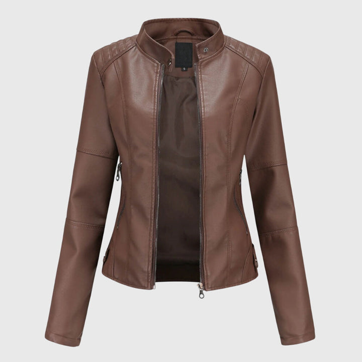 Giorgina | Veste en Cuir Élégante pour Femmes