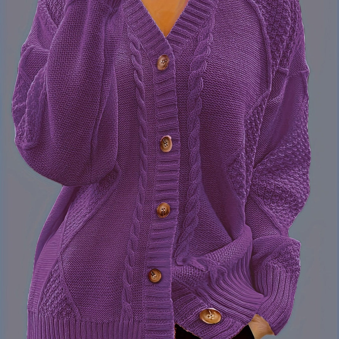 Florine | Pull Doux à Motif Floral Torsadé
