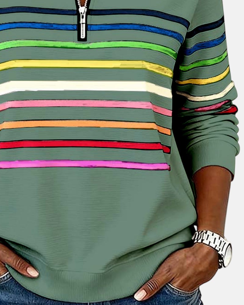 Élara | Pull décontracté avec confort et style coloré pour chaque jour