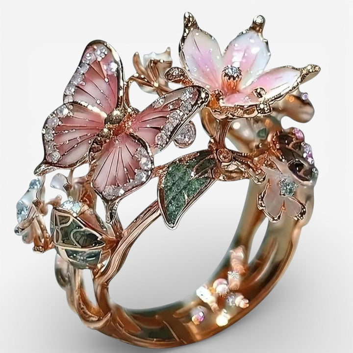 Constance | Bague Zirkonia Papillon Natur Ljus