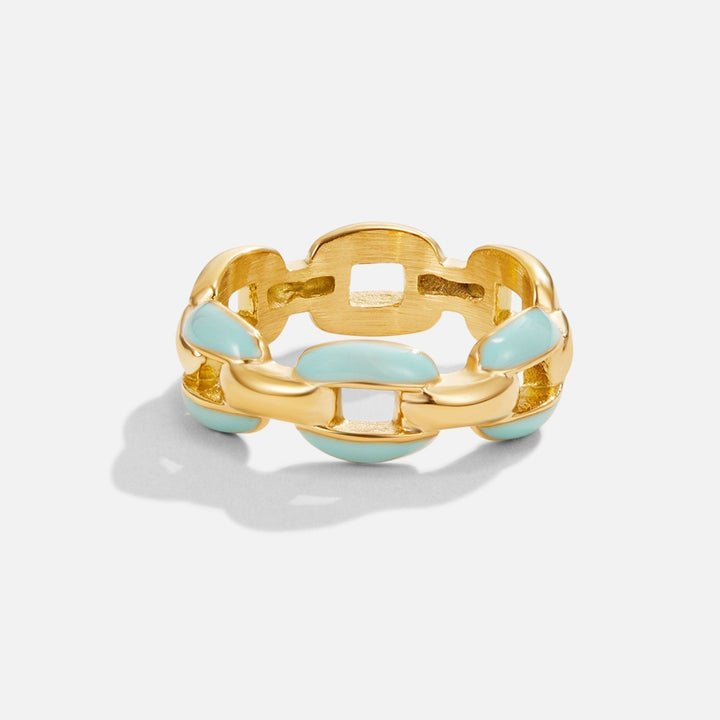 Éléonore | Bague Chaîne Bleue Reya