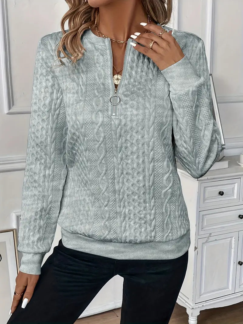Herald | Pull Élégant avec Zip