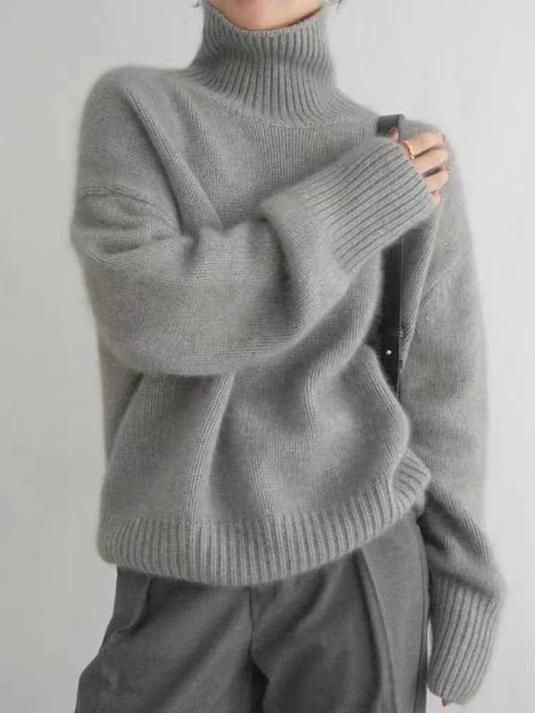 Lisette | Pull col montant en cachemire