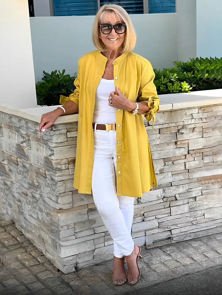 Elliora | Veste en Coton avec Dos Froncé