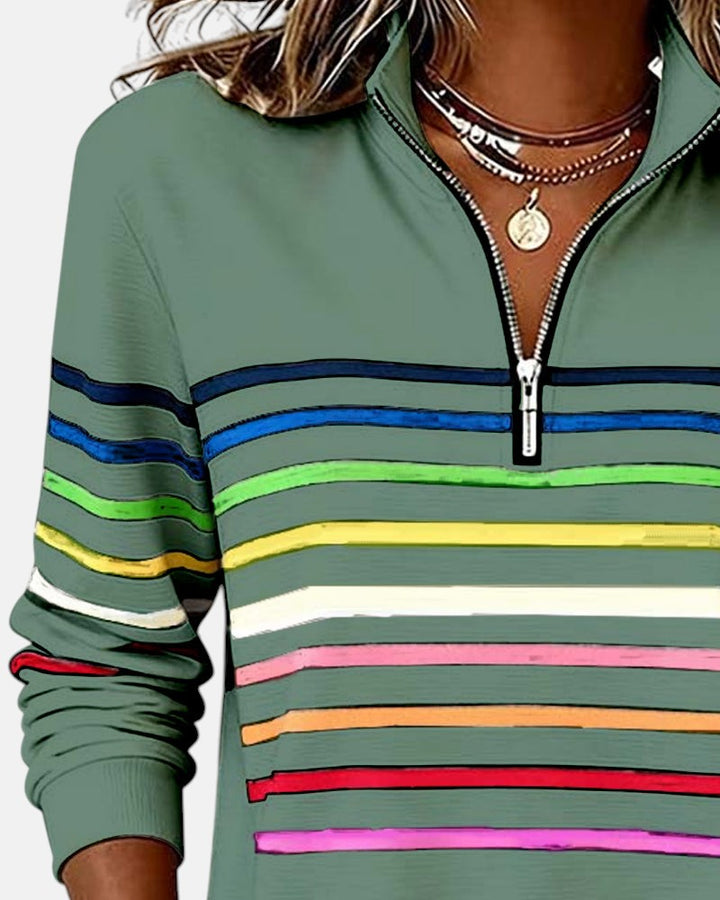 Élara | Pull décontracté avec confort et style coloré pour chaque jour