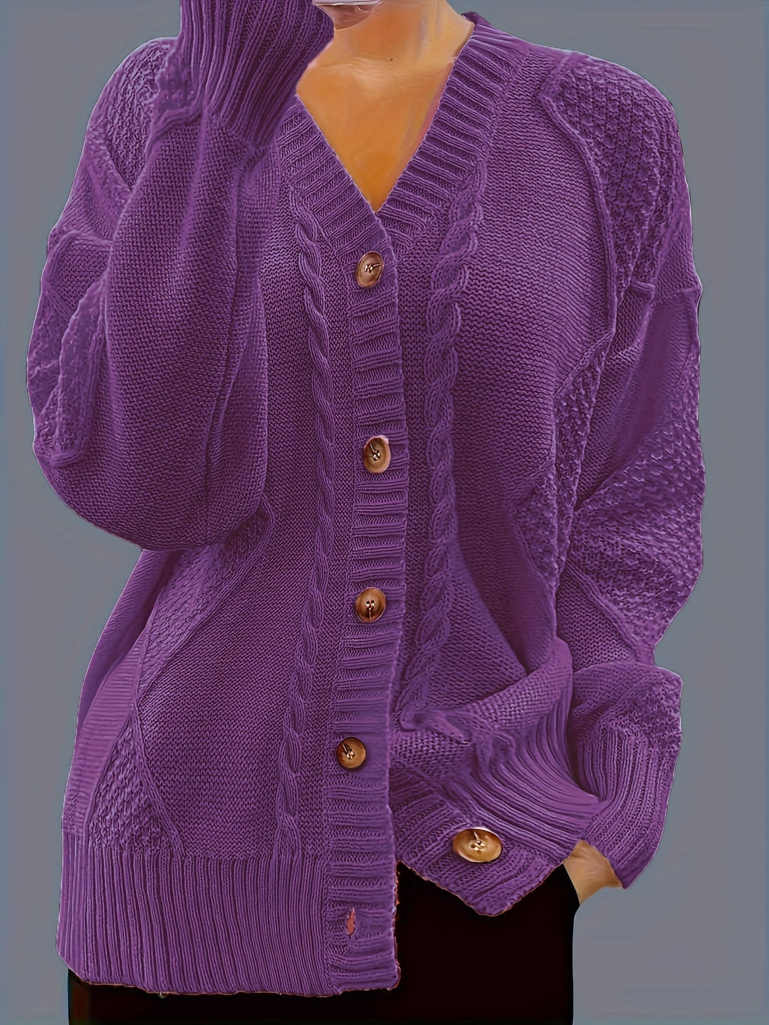Florine | Pull Doux à Motif Floral Torsadé