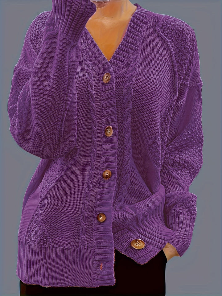 Florine | Pull Doux à Motif Floral Torsadé