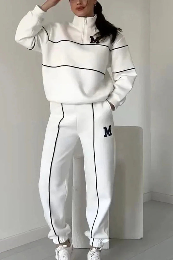 Desiree | Ensemble de détente sportif avec zip