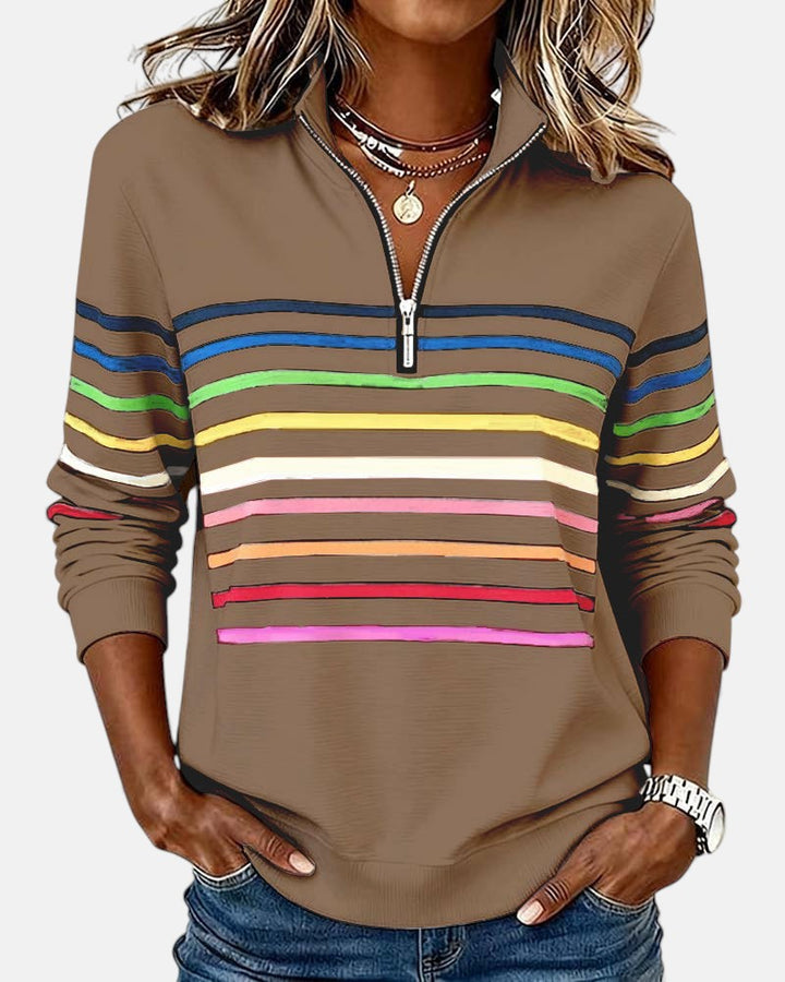 Élara | Pull décontracté avec confort et style coloré pour chaque jour