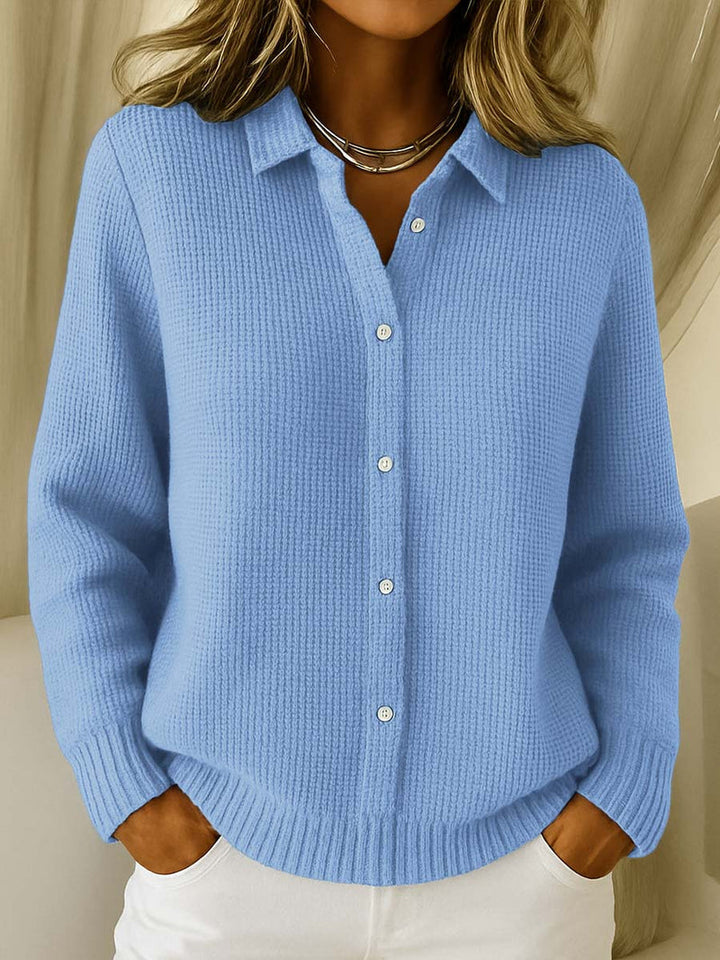 Natalia | Blouse En Tricot Ribbé Douce
