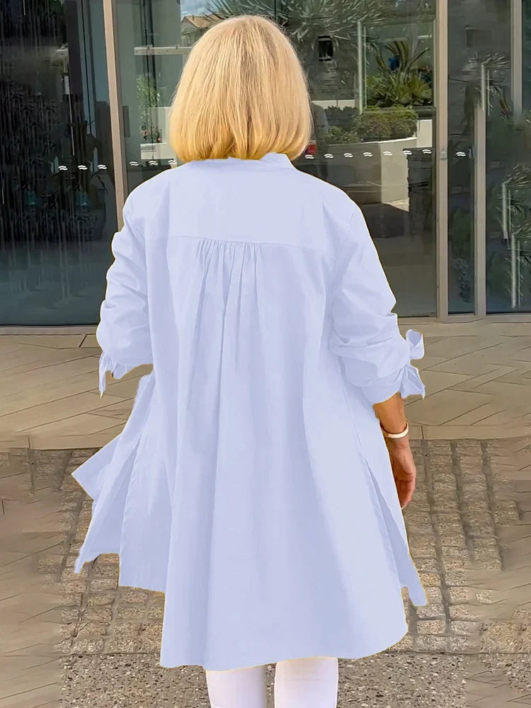 Elliora | Veste en Coton avec Dos Froncé