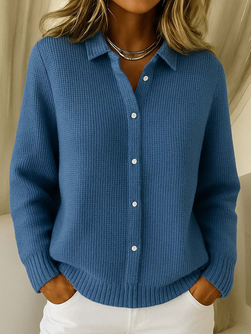 Natalia | Blouse En Tricot Ribbé Douce
