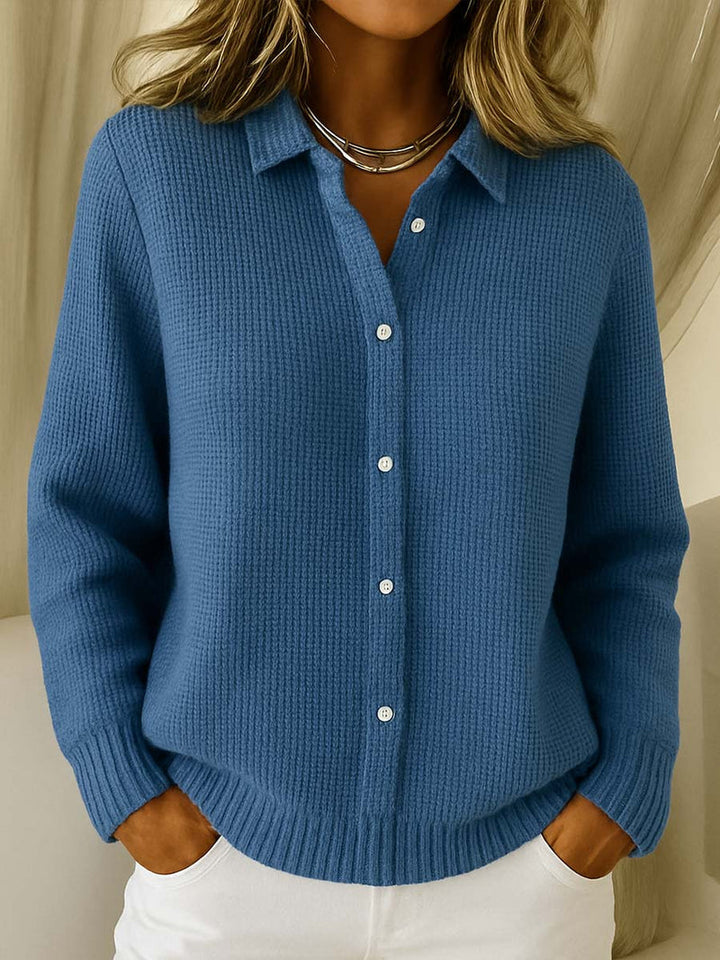 Natalia | Blouse En Tricot Ribbé Douce