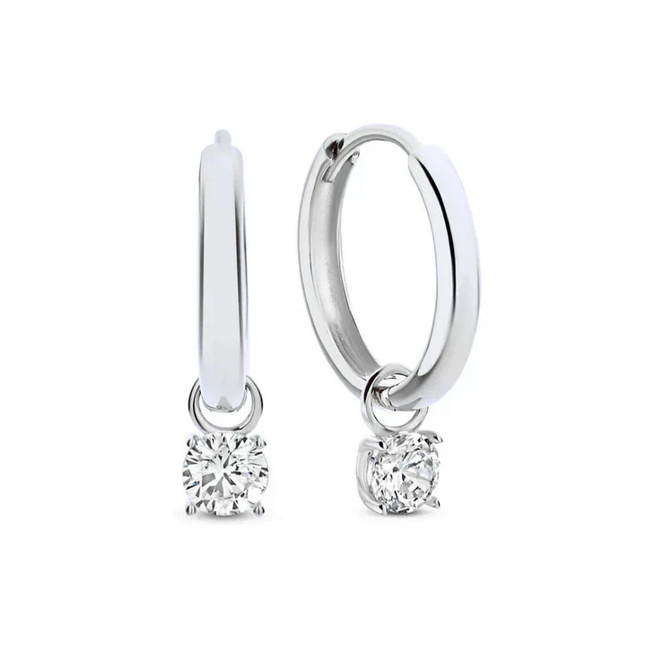 Béatrice | Boucles d’oreilles en fil Larmes de Lune