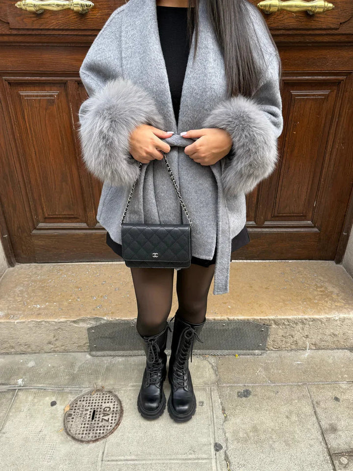 Noridale | Manteau Élégant En Velours Sur Mesure