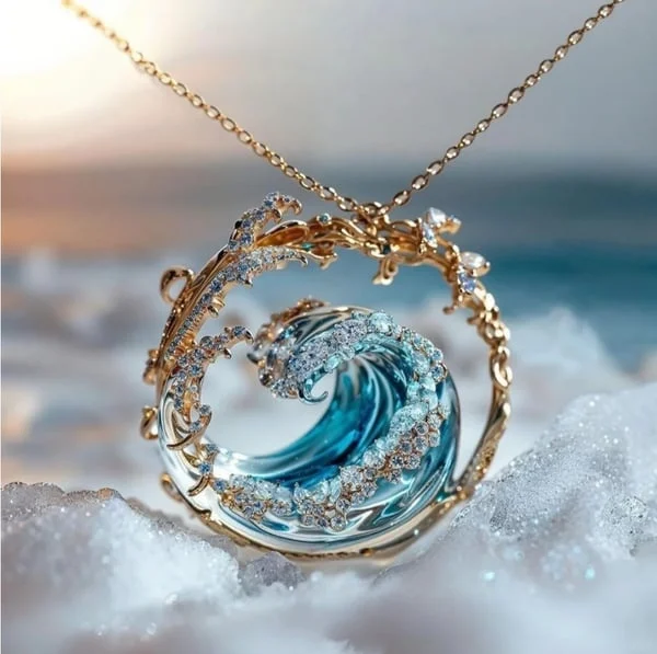 Charlotte | Collier Suspendu Ocean's Oath