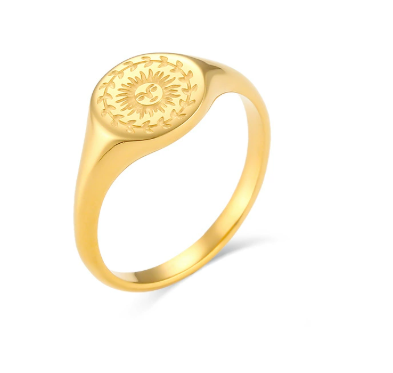 Gabrielle | Bague en or pour le solstice d'été