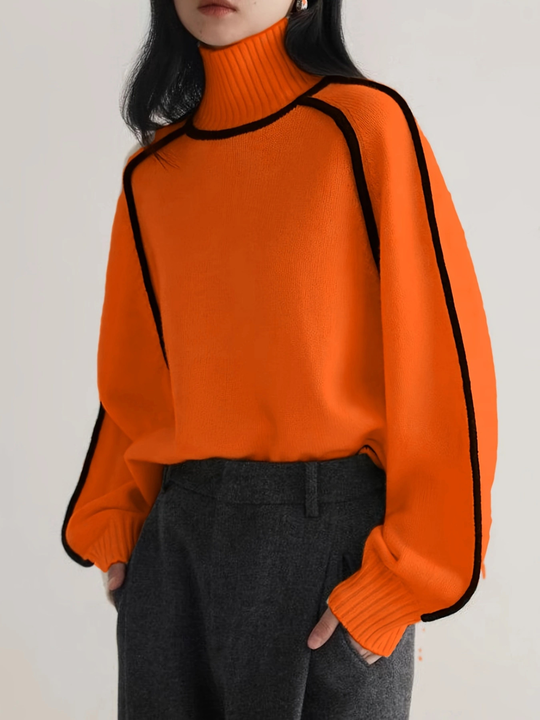 Emilie | Pull Col Montant Doux Similaire au Cachemire