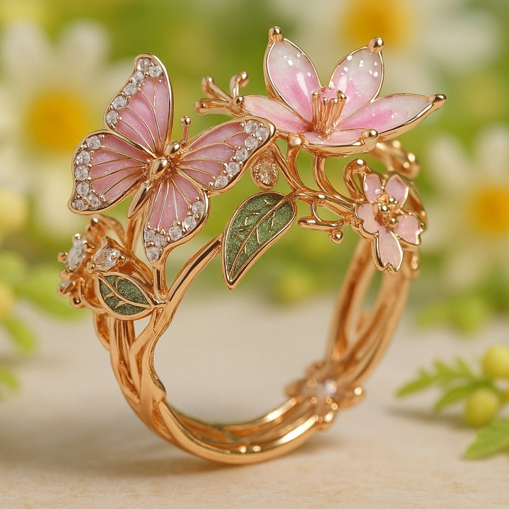 Constance | Bague Zirkonia Papillon Natur Ljus