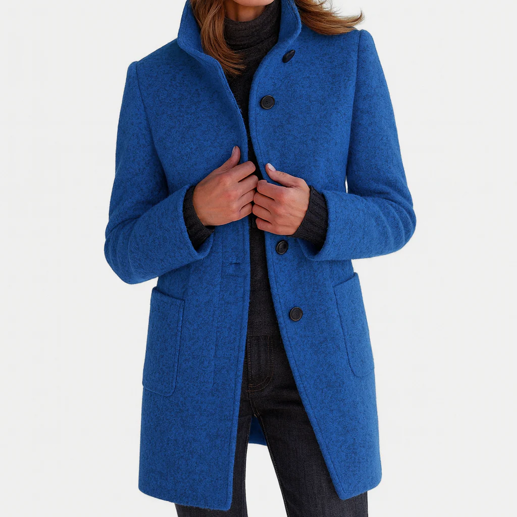 Valentina | Veste femme confortable avec col montant