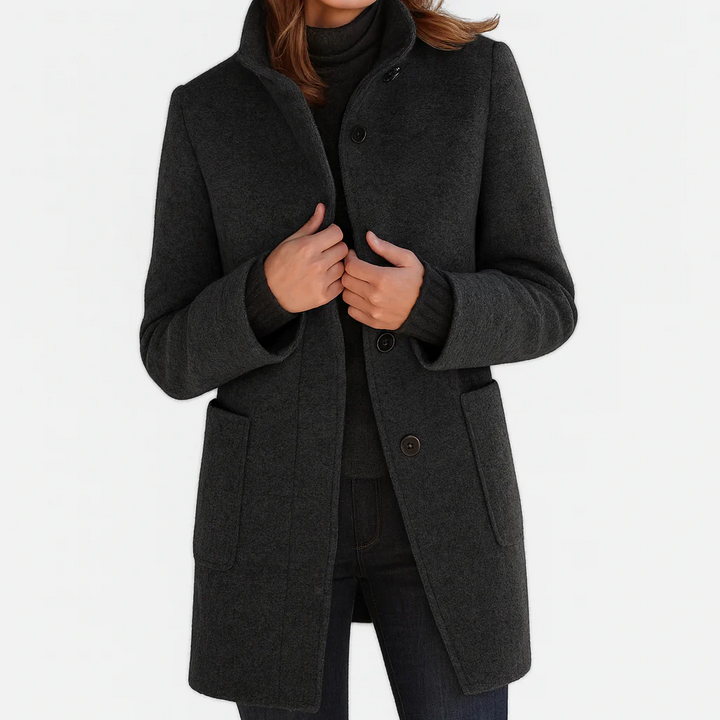 Valentina | Veste femme confortable avec col montant