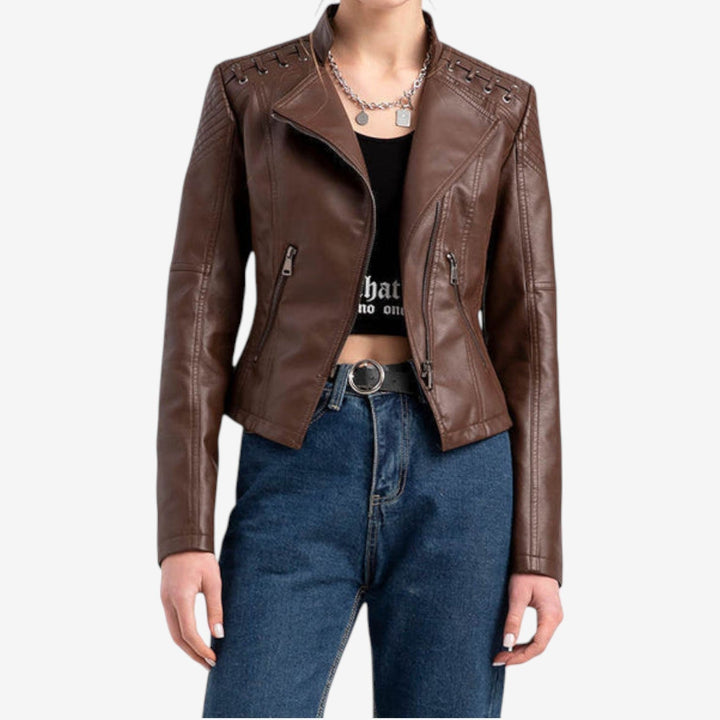 Fleur | Veste de Moto Courte