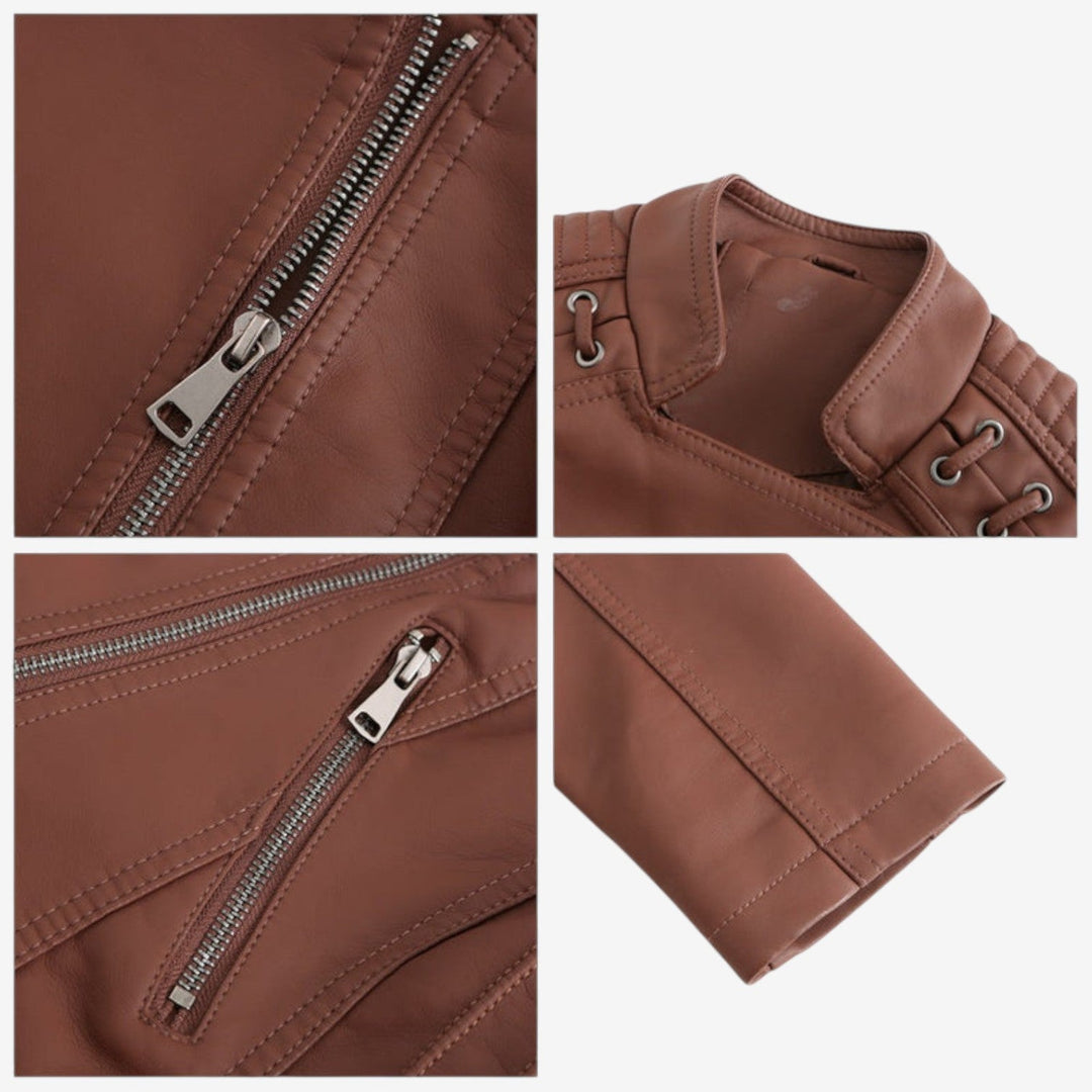 Fleur | Veste de Moto Courte