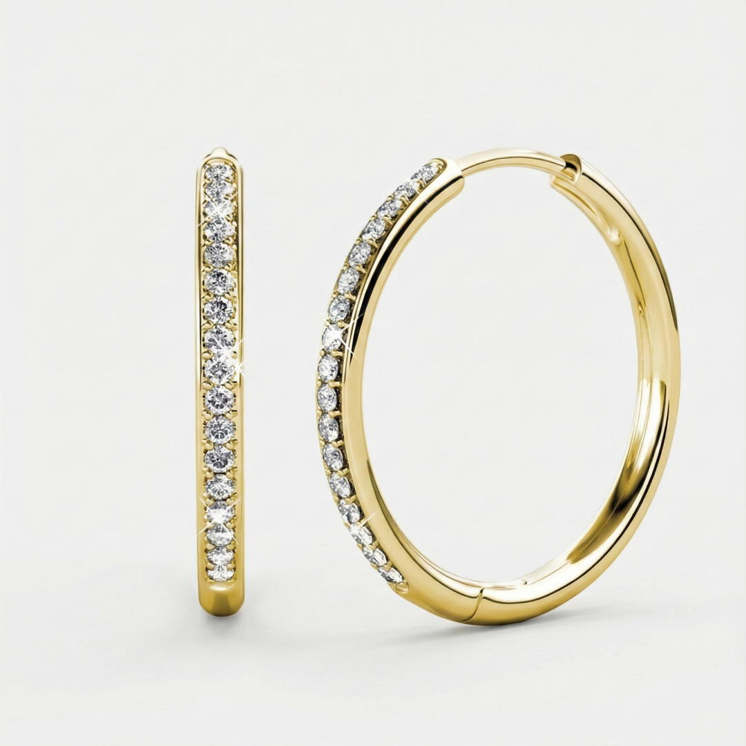Bernadette | Boucles d’oreilles Sorel Pavé